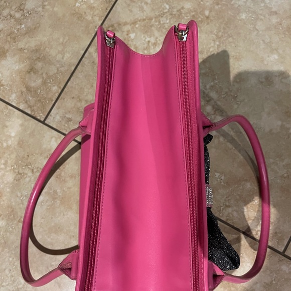 Outward hound pet carrier puppy purse bag pink sparkly bling bow - Picture 5 of 15